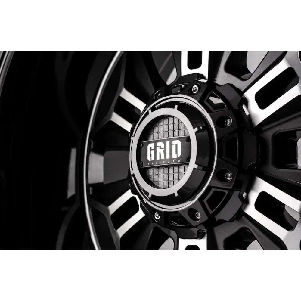 Grid Wheels With Grid Logo Center Cap GD1122120052S487 - 11 22X12.0 5X127 139.7 -44 87.1