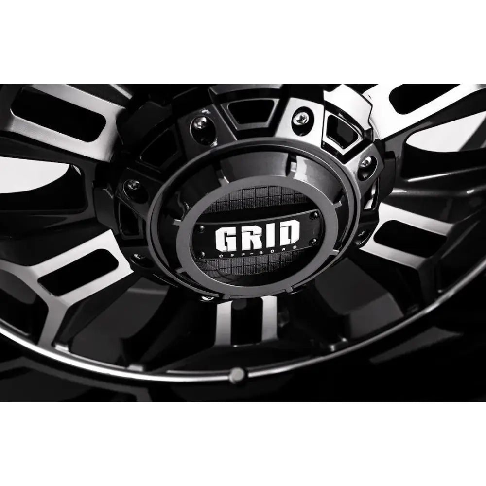 Grid Wheels With Grid Logo Center Cap GD1122120052S487 - 11 22X12.0 5X127 139.7 -44 87.1