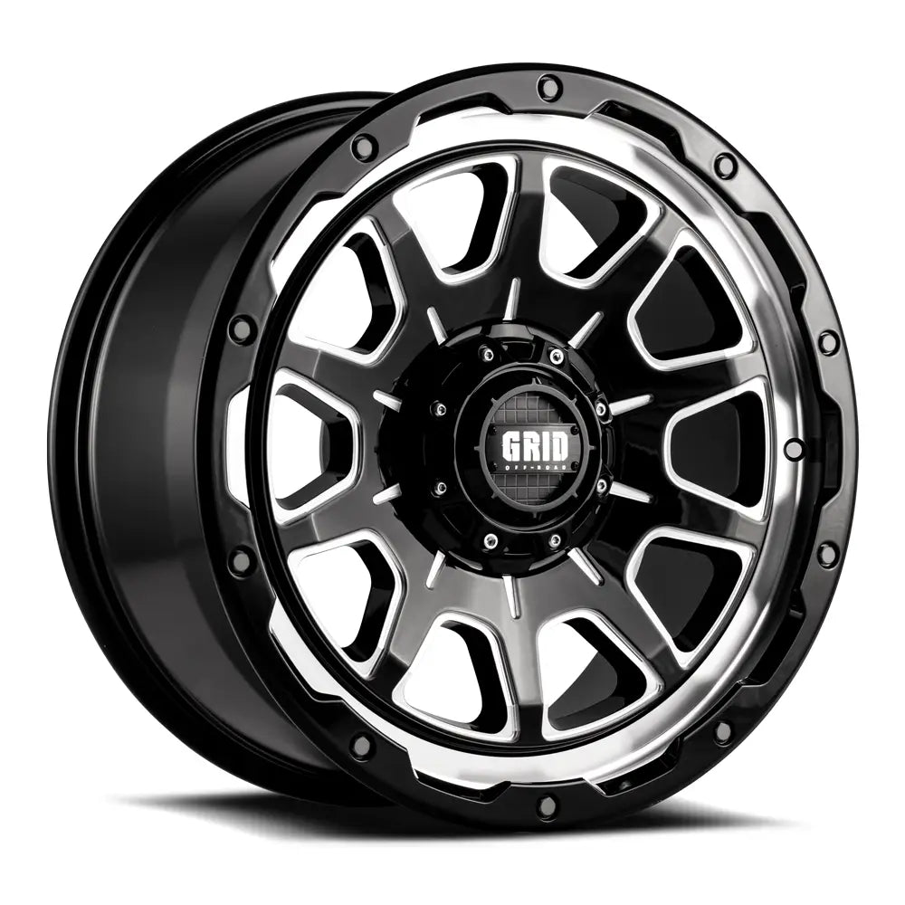 Grid Wheels With Grid Logo Center Cap GD1520090865M1525 - 15 20X9.0 8X165.1 15 125.5