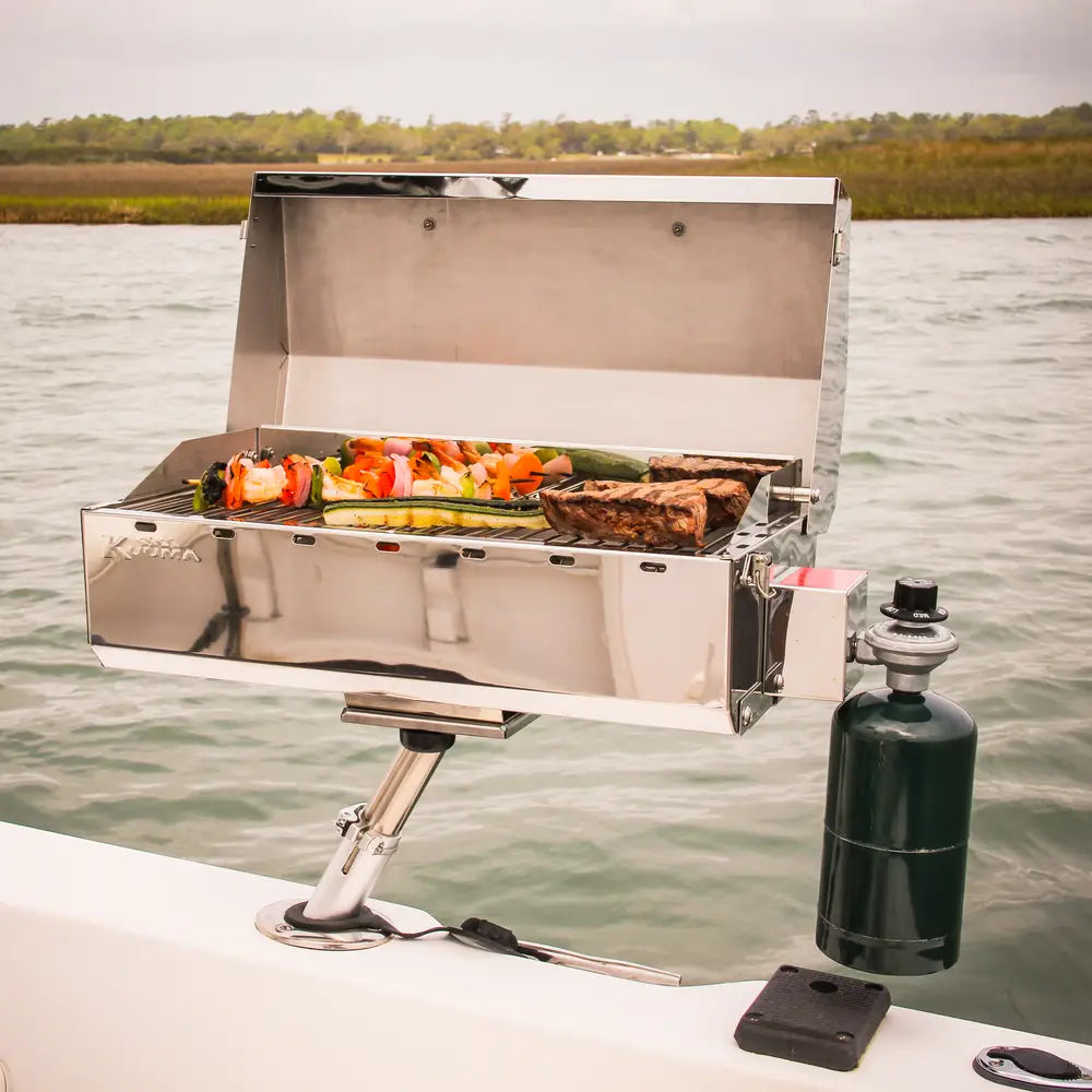 Grill Mountstow N Go 60 Degree Rod Holder (Eng/Fr) - Barbeque Mount