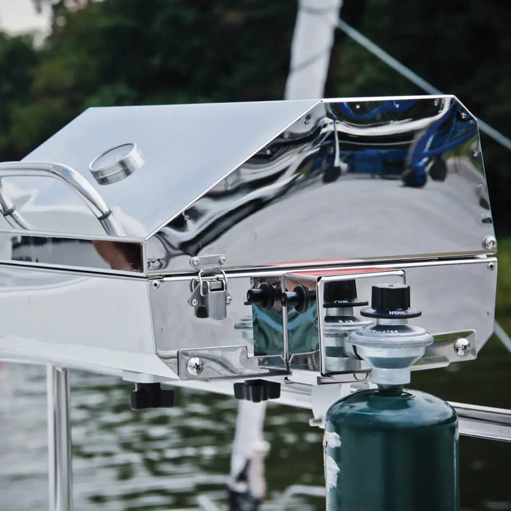 Grill Mountstow N Go In/Outboard Rail 7/8 In1.25 In Od (E/F) - Barbeque Mount