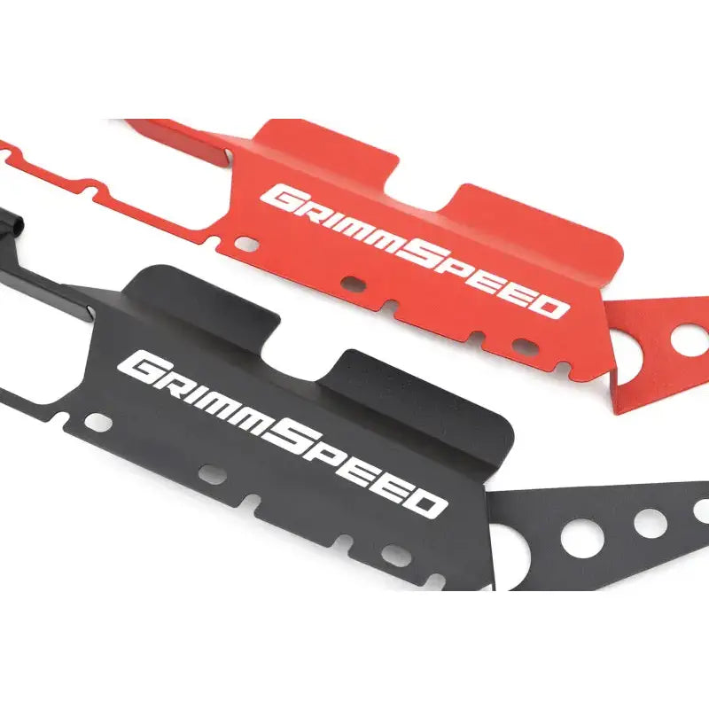 GrimmSpeed 15 + Subaru WRX/STI Radiator Shroud - Red - Truck & Automotive