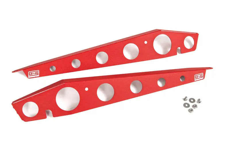 GrimmSpeed 2015 + Subaru WRX/STI Fender Shrouds - Red - Truck & Automotive