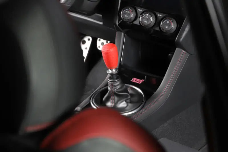 GrimmSpeed Shift Knob Stainless Steel - Subaru 5 Speed and 6 Manual Transmission - Red - Truck & Automotive