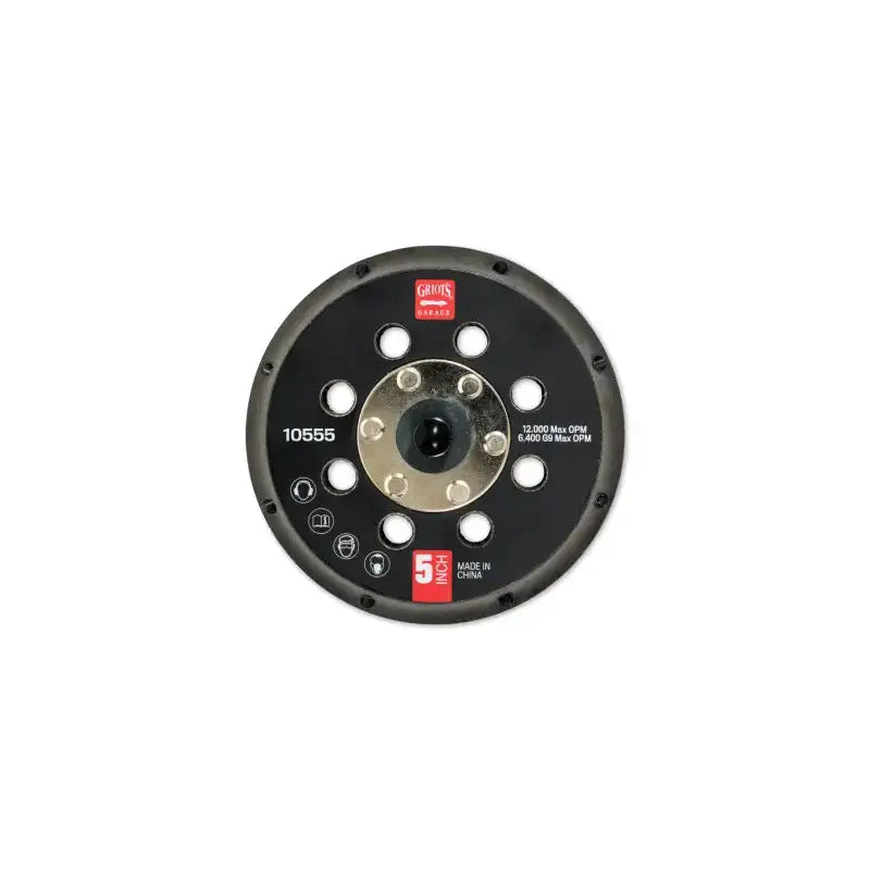 Griots Garage 5in Vented Orbital Backing Plate (G9) - 10555