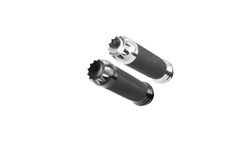 GYB-FBW-C BAGGERNATION Grips Yafterburner Tbw Chrome