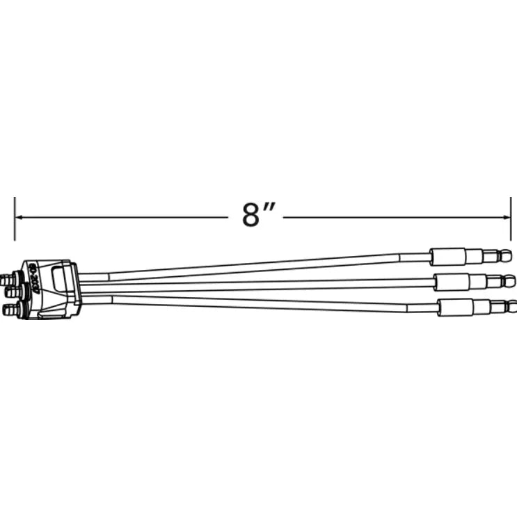 Grote Perlux 66825 Trailer Light Connector Pigtail