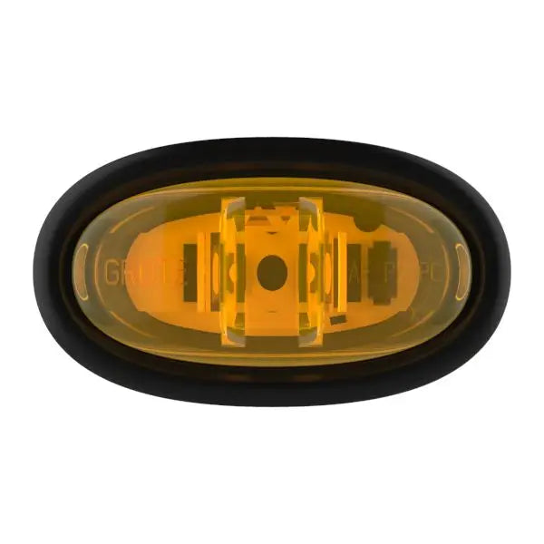 Grote Perlux Hermetic Lens-To-Housing Seal Clearance Light 45303 - Clear Yellow MKR Lamp