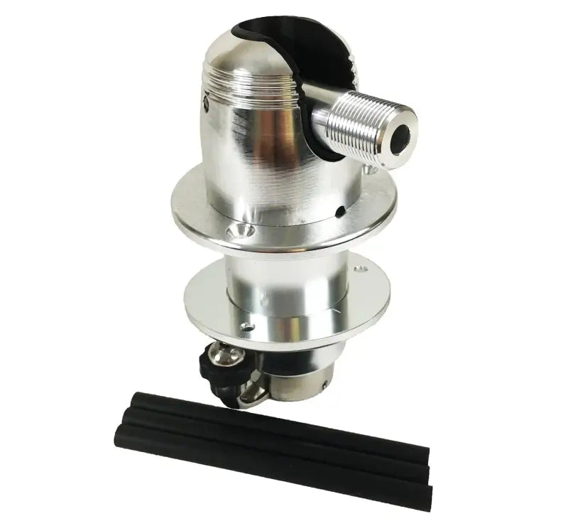 Polished metal masthead fitting for GS-800-1 Taco Metals Antenna Mount Kit VHF Antenna