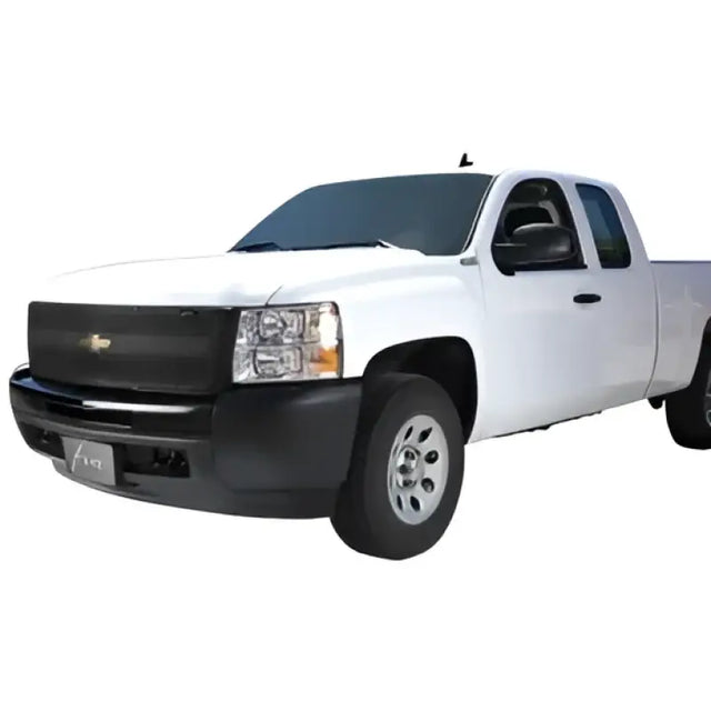White truck equipped with GS901-43 FIA Bg Scr Sierra Hd 20+ for enhanced heavy-duty protection and durability.