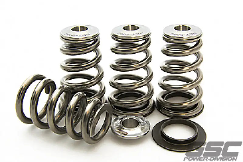 GSC P-D Mitsubishi 4G63T High Pressure Conical Valve Spring and Ti Retainer Kit - Engine Components