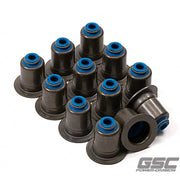 GSC Power Division 1089 GSC P-D Toyota Supra/BMW B58/N54/S55/S58 Viton Exhaust Valve Stem Seals - Set of 12 - 1089