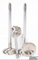 GSC P-D Toyota Supra/BMW Z4 B58 Chrome Polished Exhaust Valve 28.5mm Head - Set of 12 - Truck & Automotive