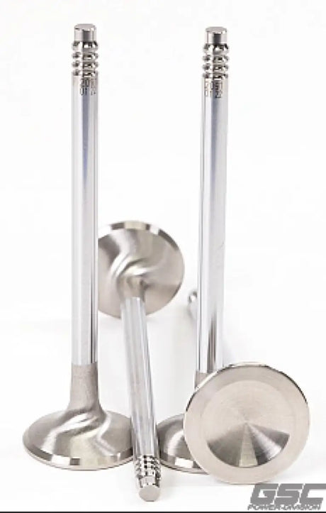 GSC P-D Toyota Supra/BMW Z4 B58 Chrome Polished Exhaust Valve 28.5mm Head - Set of 12 - Truck & Automotive