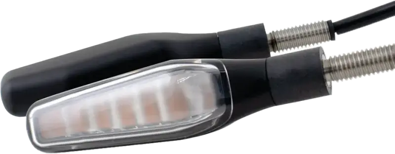 Gw 04 Led Turn Signals Sequential Matte Black Pair - RV and Auto Parts