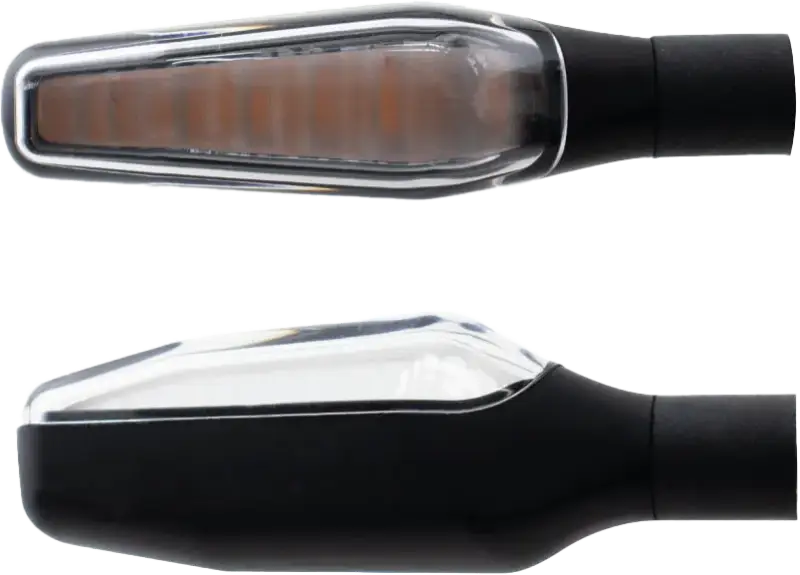 Gw 04 Led Turn Signals Sequential Matte Black Pair - RV and Auto Parts