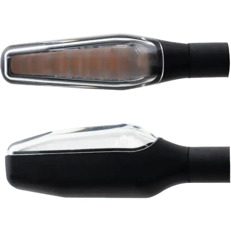 Gw 04 Led Turn Signals Sequential Matte Black Pair - RV and Auto Parts
