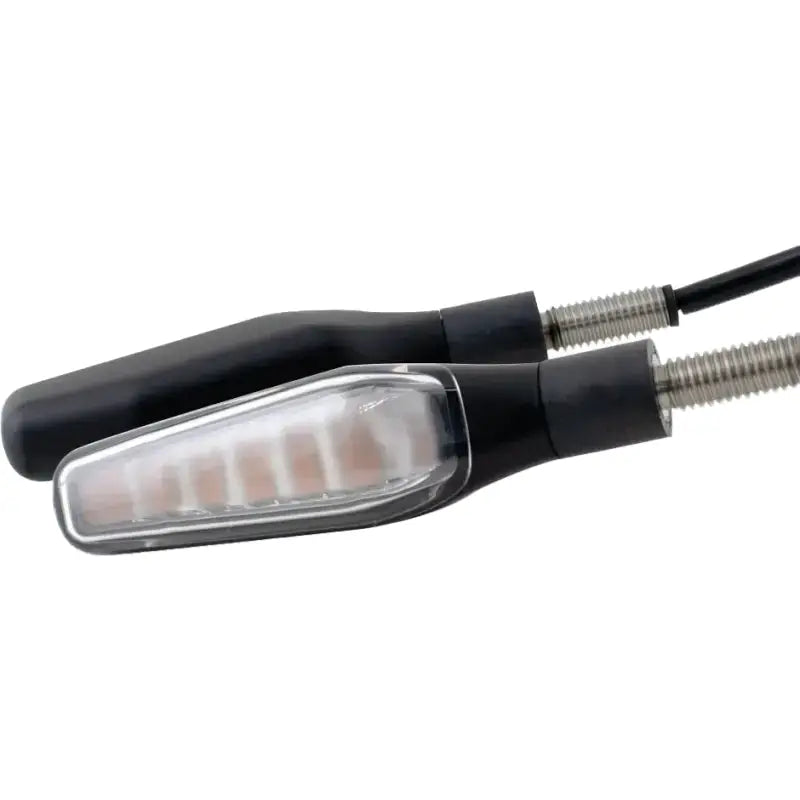 Gw 04 Led Turn Signals Sequential Matte Black Pair - RV and Auto Parts