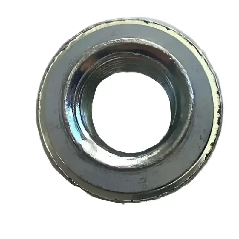 Silver metal flange nut for GW.2412 Guniwheel Guninut M12 open F thread