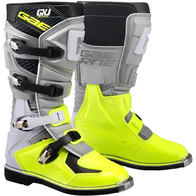 GAERNE Gx J Boots Grey/Yellow Fluo Sz 06