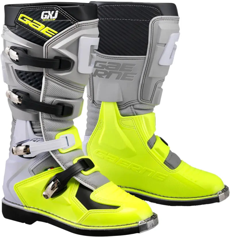 GAERNE Gx J Boots Grey/Yellow Fluo Sz 06