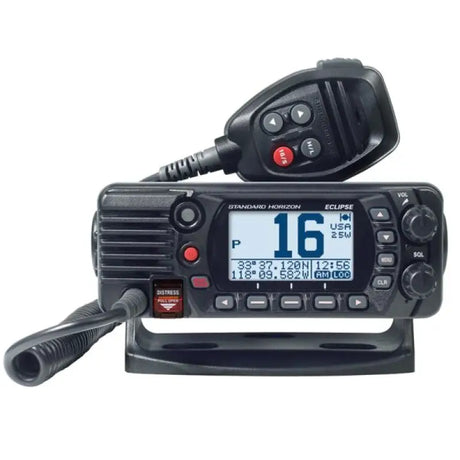 GX1400GB Standard Vhf Basic W/Gps Black for marine communication, featuring integrated GPS, sleek black design, and easy operation, ideal for RV, Automotive, Powersports, off-road, marine, exterior, truck accessories, interior, truck bed, rv parts, Electronics, AVADA - Best Sellers, Must Haves