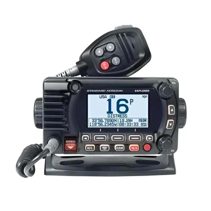 GX1800GB Standard Vhf Optional2Nd Station W/Gps Blk - Radio