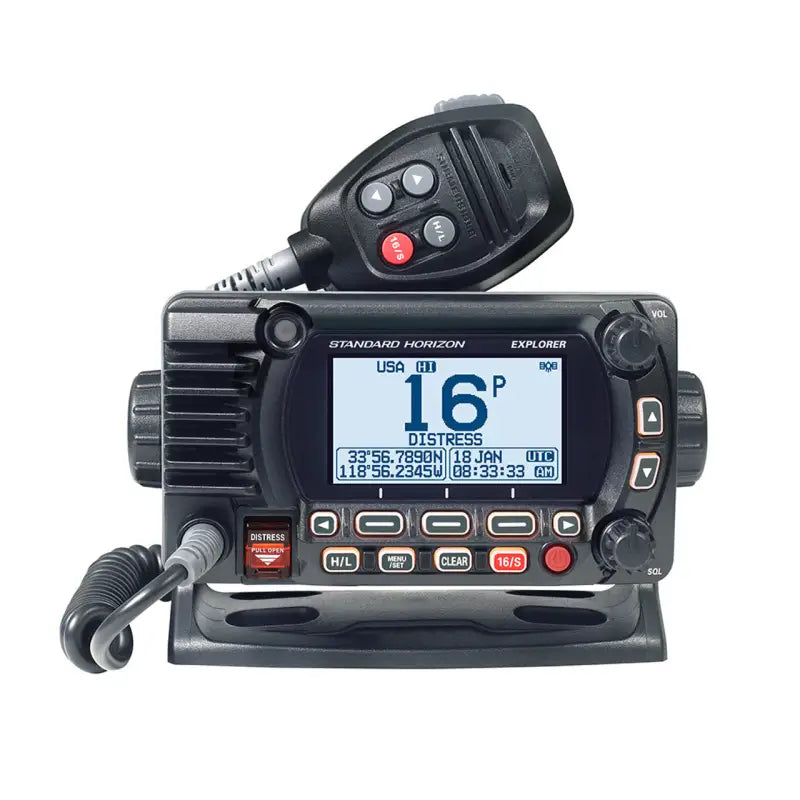 GX1800GB Standard Vhf Optional2Nd Station W/Gps Blk - Radio