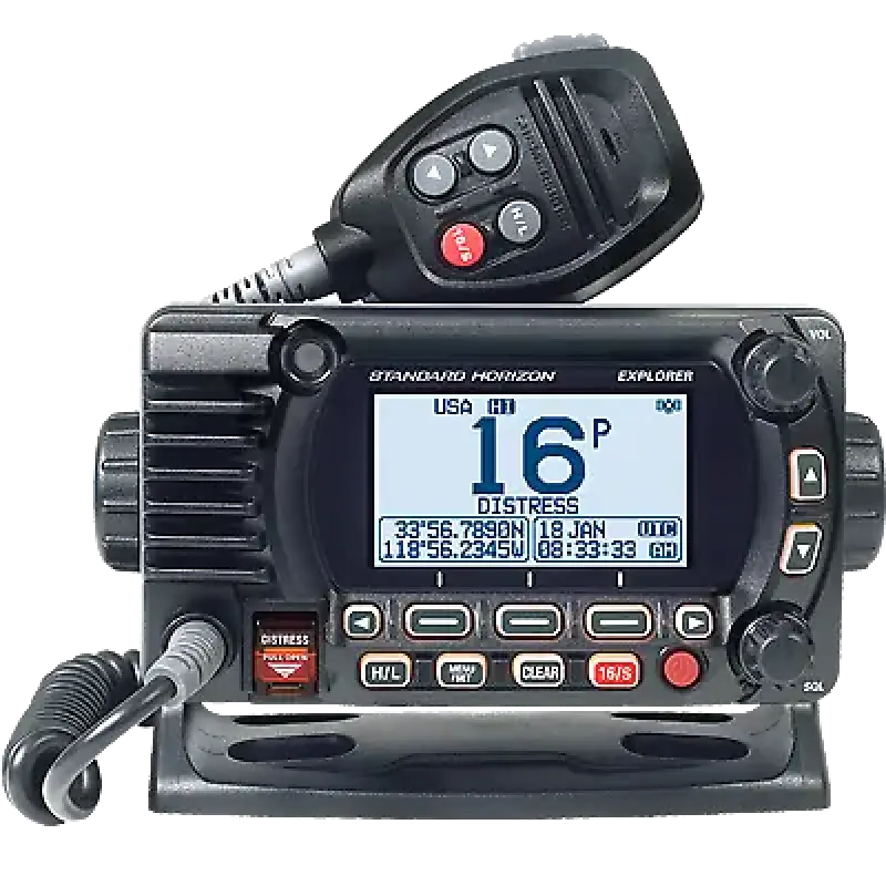 GX1850B Standard Vhf Optional 2Nd Station N2K Blk, versatile and durable VHF radio for marine communication, compatible with NMEA 2000 network, stylish black design, perfect for RV, Automotive, Powersports, off-road, marine, exterior, truck accessories, interior, truck bed, rv parts, AVADA - Best Sellers, Must Haves