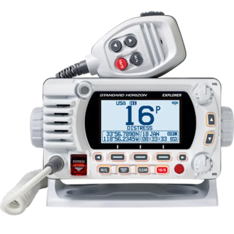 GX1850W Standard Vhf Optional 2Nd Station N2K Wh - Radio