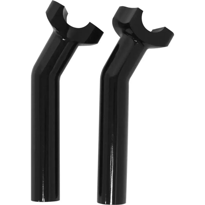 Black motorcycle H Bar Risers 6 1/2 pullback for better riding experience