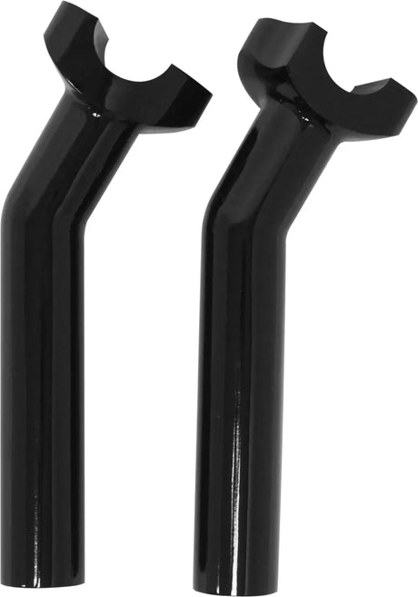 Black motorcycle H Bar Risers 6 1/2 pullback for better riding experience