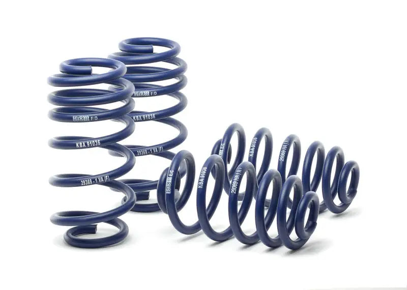 H&R Sport Spring kit with blue coil suspension for 02-08 Audi A4 2WD