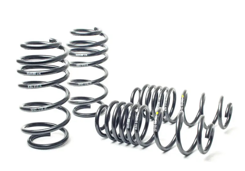 Black coil springs for Volkswagen CC H&R sport spring upgrade in H&R sport style