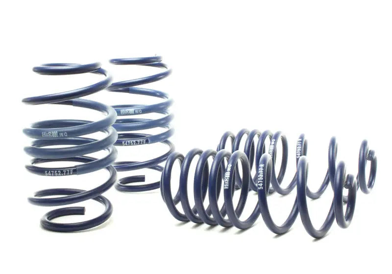 Blue coil springs for Volkswagen Golf TDI MK6 super sport suspension upgrade