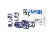 Blue coil springs with H&R box for H&R Sport Spring upgrade on Ferrari 458 Italia