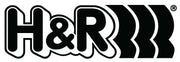 Black and white H&R logo on H&R wheel bolts for Ferrari with 14 X 1.5 threads