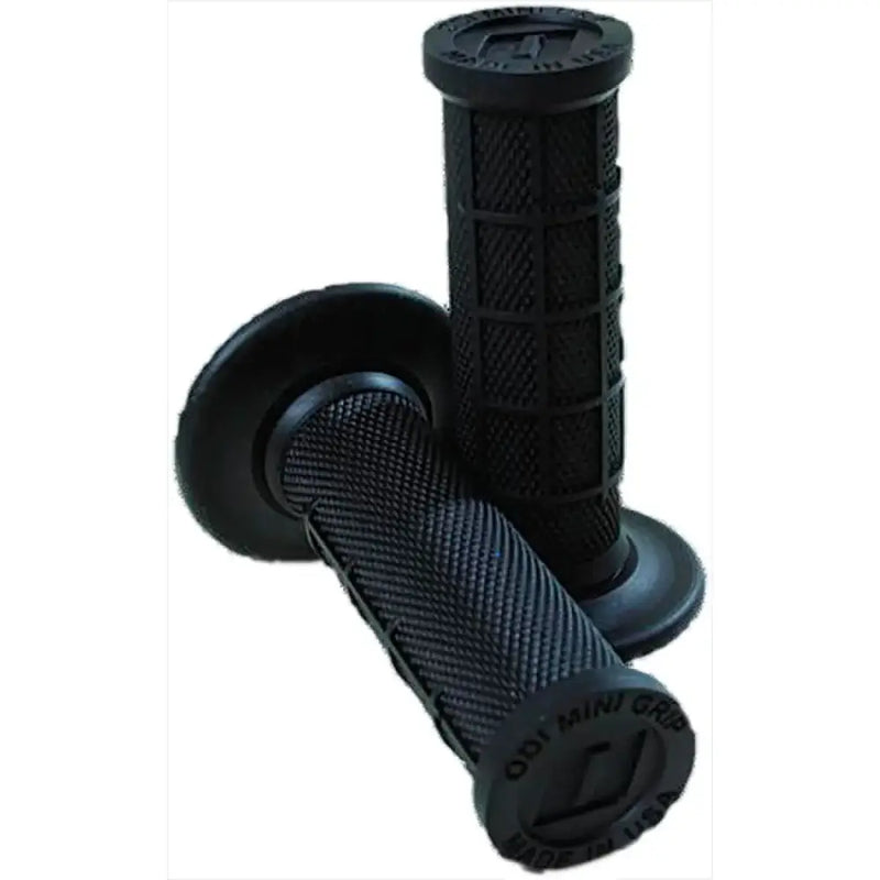H01MMB Mini Mx Half Waffle Grips Black - MX OEM Style