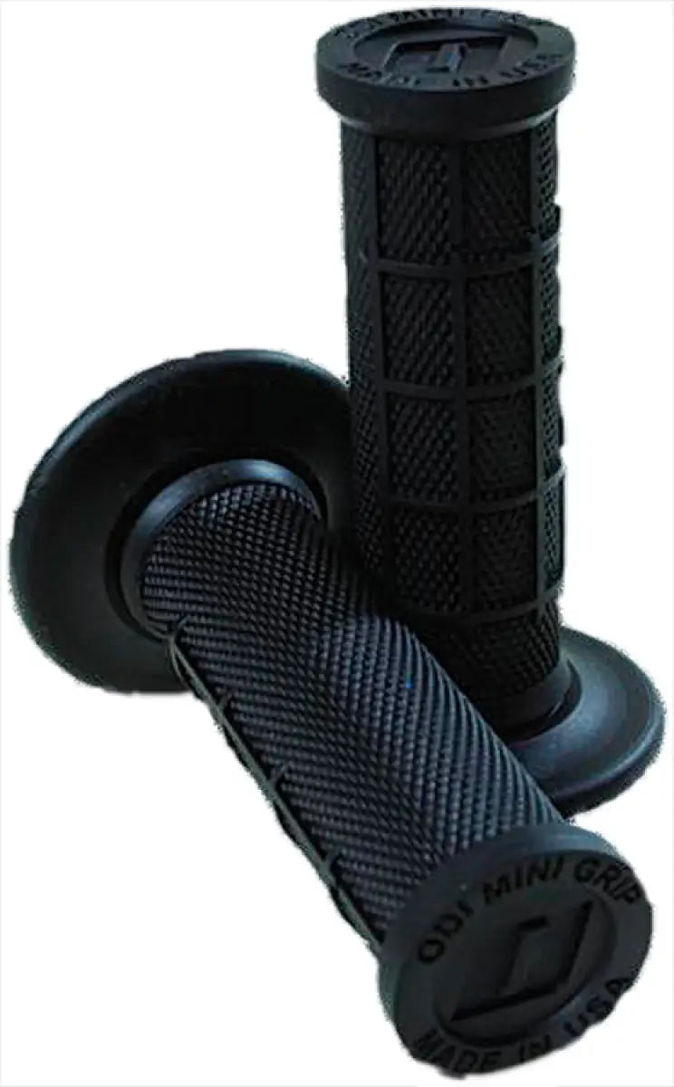 H01MMB Mini Mx Half Waffle Grips Black - MX OEM Style