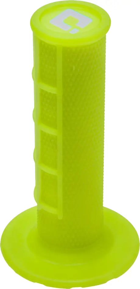 H01RFFY Ruffian Half Waffle Flo Yellow - Single-Ply MX Half-Waffle Grips