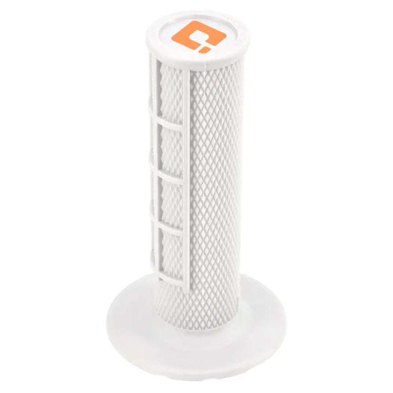 H01RFSW Pro Edition Half Waffle Grips White, crafted for durability and superior comfort, preferred by BTO/KTM and N-Fab/TiLube Yamaha.