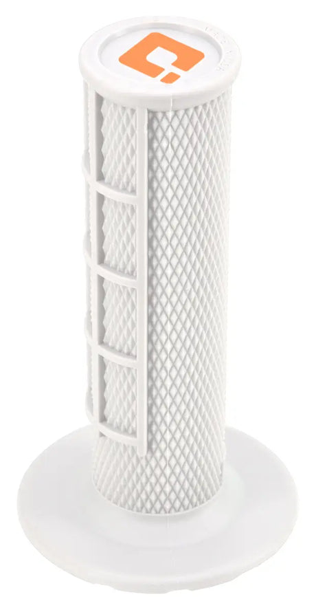 H01RFSW Pro Edition Half Waffle Grips White, crafted for durability and superior comfort, preferred by BTO/KTM and N-Fab/TiLube Yamaha.
