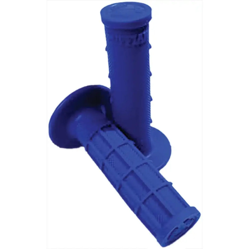 H01RFU Ruffian Half Waffle Grips Blue - Single-Ply MX Half-Waffle