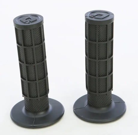 H02RFB Ruffian Full Waffle Grips Black - Single-Ply MX Full-Waffle