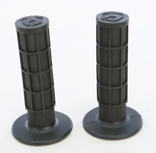 H02RFB Ruffian Full Waffle Grips Black - Single-Ply MX Full-Waffle
