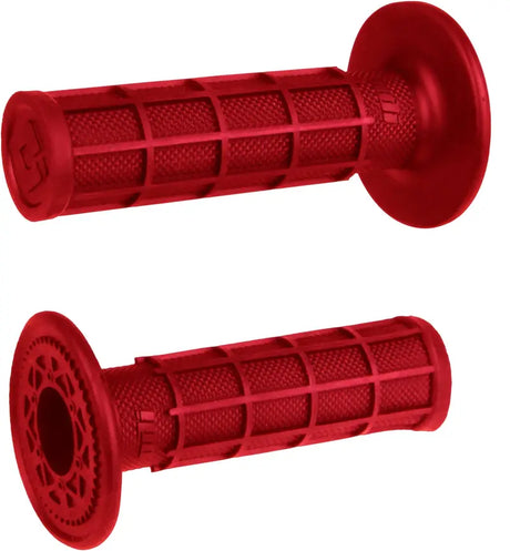 H02RFR Ruffian Full Waffle Red - Single-Ply MX Full-Waffle Grips
