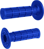 H02RFU Ruffian Full Waffle Blue - Single-Ply MX Full-Waffle Grips