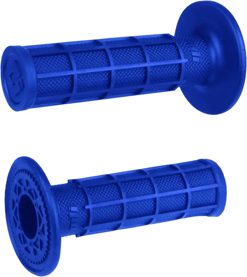 H02RFU Ruffian Full Waffle Blue - Single-Ply MX Full-Waffle Grips