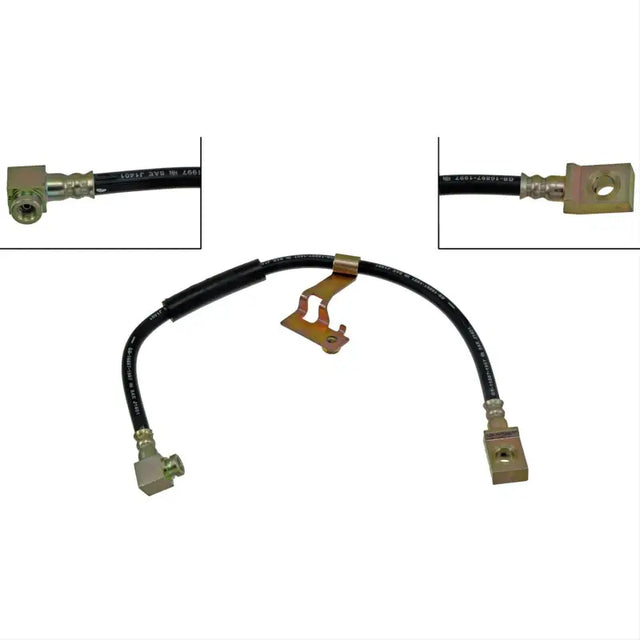 Flexible Dorman Brake Hose with metal fittings for reliable Dorman brake performance