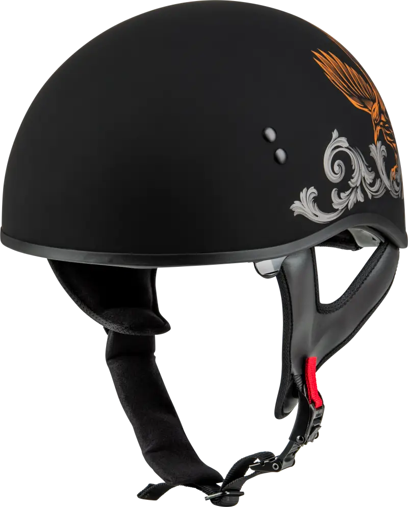 H16510945 Hh 65 Corvus Helmet Matte Black/Silver/Orange Md - HH-65